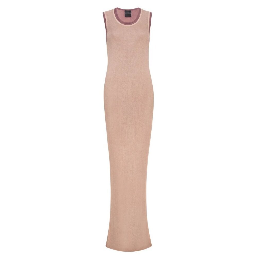 Le Superbe Airy Gown in Au Naturel Large New Womens Maxi Long Dress - Picture 11 of 13